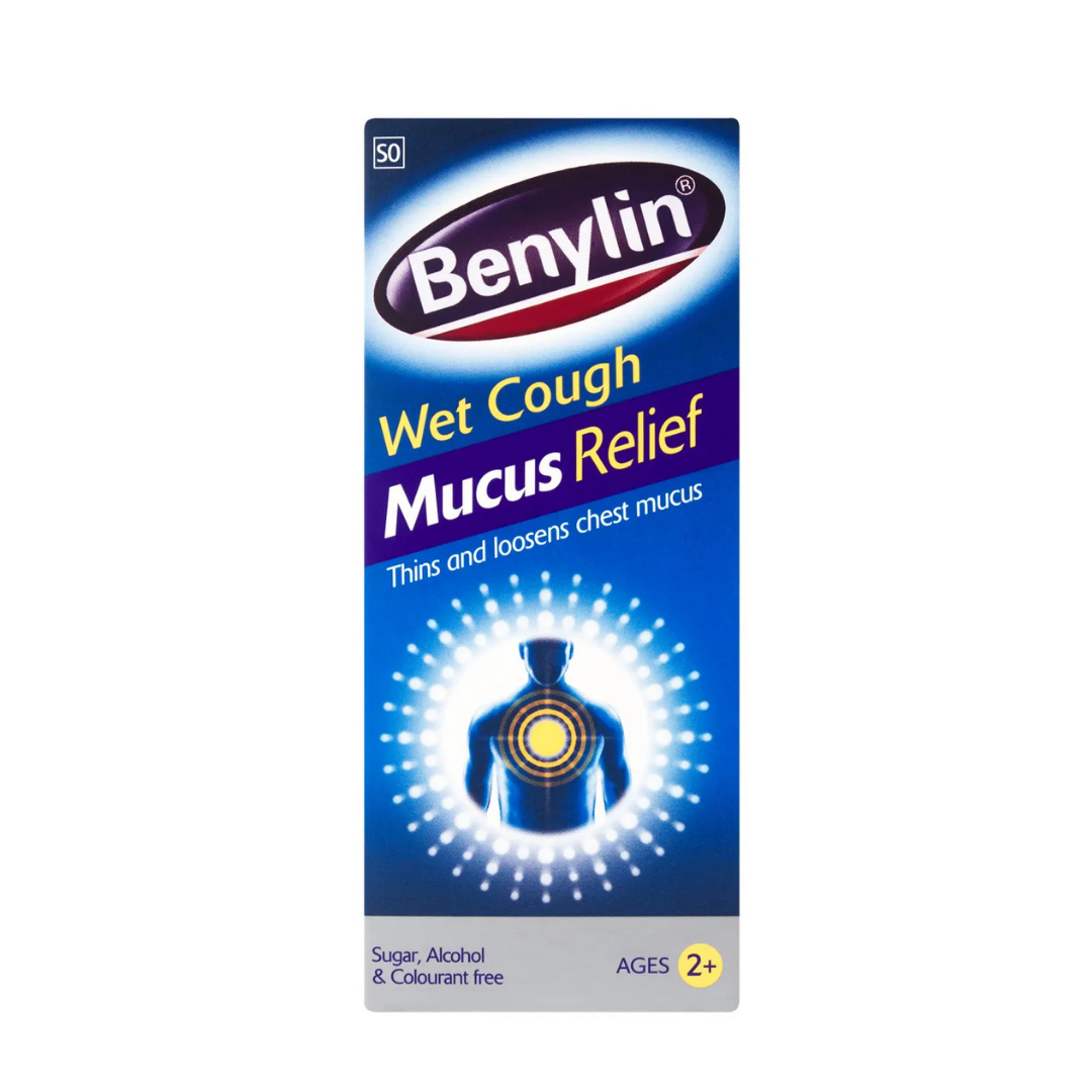 Benylin Wet Cough Syrup – Mucus Relief (200 ml) - Langerhans Pharmacy - Langerhans Pharmacy Namibia
